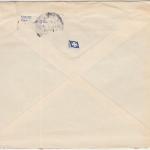 Dänemark 2x60 Ö 1000 J. Königreich Luftpostbrief n USA Ra1 Paquebot Esbjerg 1958