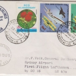 Pakistan - LH-Firstflight Kuala Lumpur - Sydney 1980 Zuleitungspost