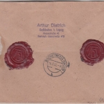 DDR - 3x25 Pfg. Leipziger Messe u.a. nachnahme Wertbrief Großdeuben ü. Gaschwitz