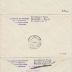 DDR - Leipziger Messe 3x Sonderluftpost Dänemark, Niederlande, Frankreich 1962