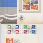 Norwegen - 1980/87 6 Briefe/Schmuckumschläge (darunter 5 FDC) Blöcke/MH-Blätter