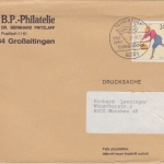 BRD - 140 Pfg. Sporthilfe Drucksache bis 100g Teisendorf - München 1992