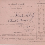 Ungarn/Slowakei - 2 F. Ganzsache + Zusatz Postanweisung Appony - Nadaser 1918