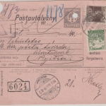 Ungarn/Slowakei - 2 F. Ganzsache + Zusatz Postanweisung Appony - Nyitra 1918