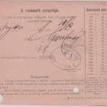 Ungarn/Slowakei - 2 F. Ganzsache + Zusatz Postanweisung Appony - Nyitra 1918