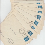 DR - Deutsche Seepost Linie Bremen New York/La Plata 10 Belege 1931