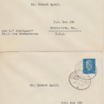 DR - Deutsche Seepost Linie Bremen New York/La Plata 10 Belege 1931