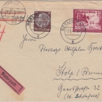 DR - 12 Pfg. Kameradschaftsblock u.a. Rohrpostbrief Berlin - Stolp 1941