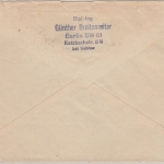 DR - 12 Pfg. Kameradschaftsblock u.a. Rohrpostbrief Berlin - Stolp 1941