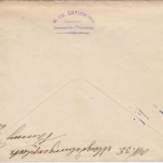 DP Türkei - 10 P. a. 5 Pfg. Germania Ganzsache m. Wz. Jerusalem - Berlin 1904