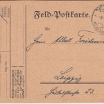 DP Türkei - Feldpost Mil. Miss Konstantinopel Feldpostkarte n. Leipzig 1917