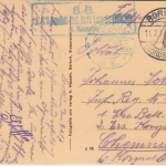 DR - Borkum (Nordseebad) 1917 Feldpostkarte n. Chemnitz Zensur Borkum