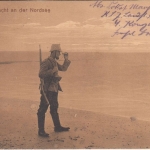 DR - Borkum (Nordseebad) 1917 Feldpostkarte n. Chemnitz Zensur Borkum