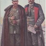 DR - "Deutschlands Stolz" (Hindenburg/Wilhelm II.) Wohlfahrtskarte Feldpost 1915