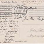 DR - "Deutschlands Stolz" (Hindenburg/Wilhelm II.) Wohlfahrtskarte Feldpost 1915