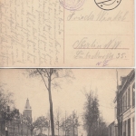 DR - Feldfliegerabteilung apt. Briefstpl. Feldpostkarte (AK Courtrai) n. Berlin