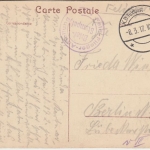 DR - Feldfliegerabteilung apt. Briefstpl. Feldpostkarte (AK Courtrai) n. Berlin
