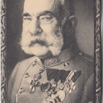 Österreich/DR - Kaiser Franz Josef I. Portraitkarte Wohlfahrtskarte Rotes Kreuz
