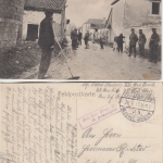 Frankreich - St. Hilaire le Petit Straßenansicht sw-AK Feldpostkarte 1915