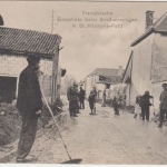 Frankreich - St. Hilaire le Petit Straßenansicht sw-AK Feldpostkarte 1915