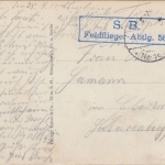 DR - Feldflieger Abtlg. 58 Ra2 Feldpostkarte Fp.Stat. 167 (Baltikum !) 1917 n.