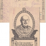 DR - Generalstabschef von Moltke Portrait-/Spruchkarte Feldpostkarte n. Berlin