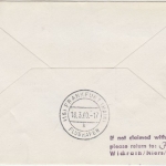 UNO NY - Lufthansa First Flight illustrated cover New York - Frankfurt a/M 1960
