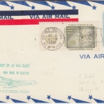 UNO NY - Pakistan Int. Airlines First Flight card New York - Karachi 1961
