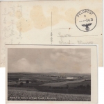DR - Übungsfeldpost Tschechoslowakei 3.4.39 sw-Fotokarte (Blick n. Cham) n.