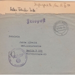 DR - Langenargen (Bodensee) Marine Peilhauptstelle 3 Briefe n. Berlin 12/43-2/44
