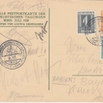 Österreich - Philatelistische Tagung Wien 1928 5 Gr. Privat-GA+Zusatz + SST 9.7.