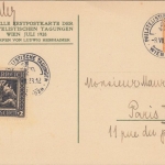 Österreich - Philatelistische Tagung Wien 1928 5 Gr. Privat-GA+Zusatz + SST 8.7.