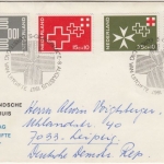 Niederlande - 100 J. Niederl. Rotes Kreuz Schmuck-FDC ESST s'Gravenhage 1967