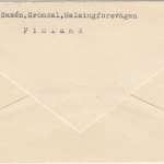 Finnland - 15 M. Rotes Kreuz u.a. Luftpostbrief Helsinki - München 1958