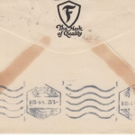 USA - Boston 1934 Illustr. Firmenbrief n. PORTUGAL Rotes Kreuz Masch.werbestpl.