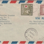 Haiti - 1 G. Rotes Kreuz u.a. Luftpostbrief n. ÖSTERREICH Port au Prince 1952