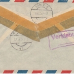 Haiti - 1 G. Rotes Kreuz u.a. Luftpostbrief n. ÖSTERREICH Port au Prince 1952