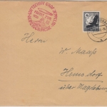 DR - LZ 127 Fahrt zur Leipziger Messe Brief Friedrichahafen - Hemsdorf 30.8.36