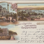 DP Türkei - 20 Pa./10 Pfg. Krone/Adler Farblitho Constantinopel - Hamburg 1898