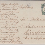 Kamerun - 5 Pfg. Schiffszeichnung priv. Fotokarte Buea - München 1911