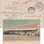 DSWA - Warmbad 1906 Feldpostkarte n. Soeflingen (Ulm) farb. AK Kenhardt Hotel