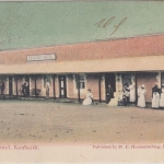 DSWA - Warmbad 1906 Feldpostkarte n. Soeflingen (Ulm) farb. AK Kenhardt Hotel