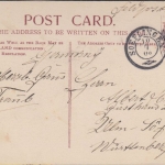 DSWA - Warmbad 11.6.1906 Feldpostkarte n. Soeflingen (Ulm) farb. AK Police Camp