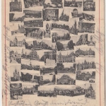 Kiautschou - Incoming sw-AK Mainz - Kaumi 1904 Durchgang Tsingtau