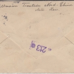 DP China - 4 C./10 Pfg. Germania Briefchen Tientsin - Berlin 1912