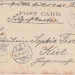 DR - MSP No. 26 SMS Bussard/Dampfer Rhein sw-AK Ceylon Ratnapura n. Kiel 1901