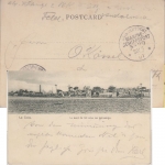 DR - MSP No. 29 Dampfer Andalusia sw-AK Cairo n. Friedrichroda 1901 Heimreise