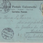 DR - MSP No. 12 Schulschiff Moltke sw-AK Syra n. Oldesloe 1903 Mittelmeerreise