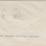 Südwestafrika - 15 C. 100 J. Rotes Kreuz Luftpostbrief Windhoek Schweinfurt 1965