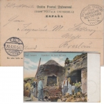 DR - Deutsche Seepost Hamburg Westafrika XXXVIII Feldpostkarte 1904 n. Breslau